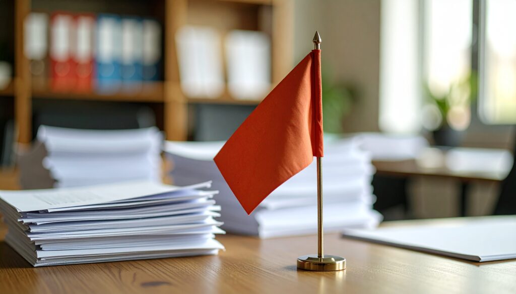 Red flags to watch out for 