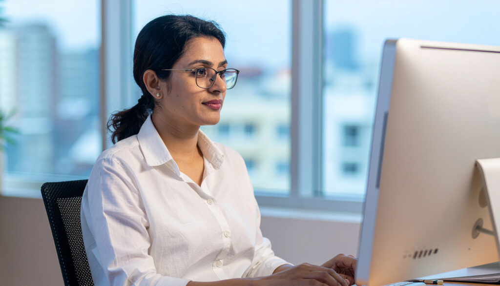 Broker uploading documents to a data room for a business sale