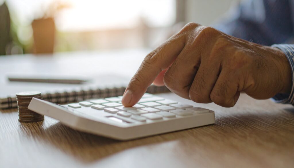 Owner preparing financial statements before selling their business.