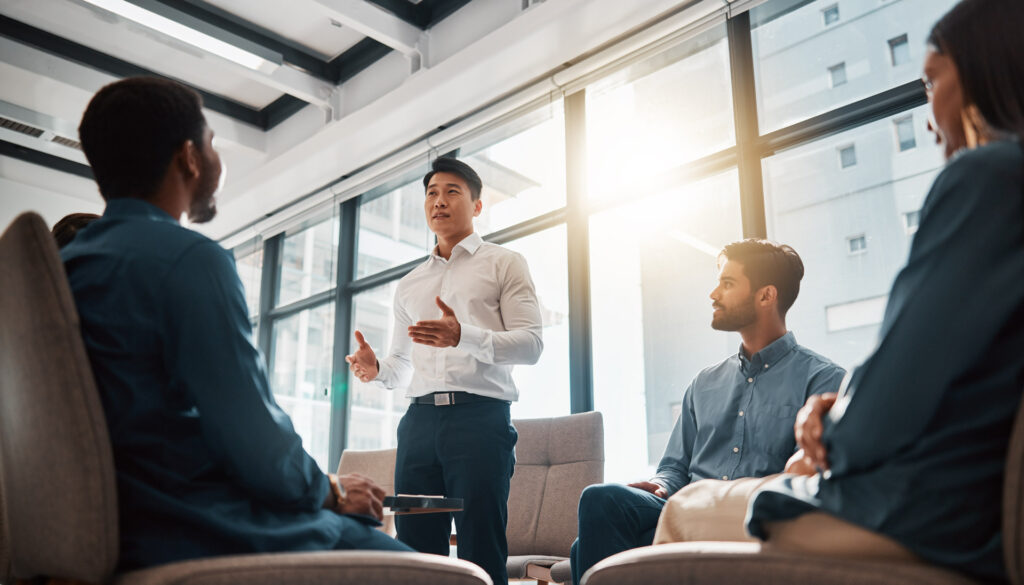 New owner reviewing AI-generated insights for operational decisions